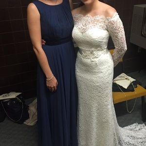 Formal Navy Blue Dress